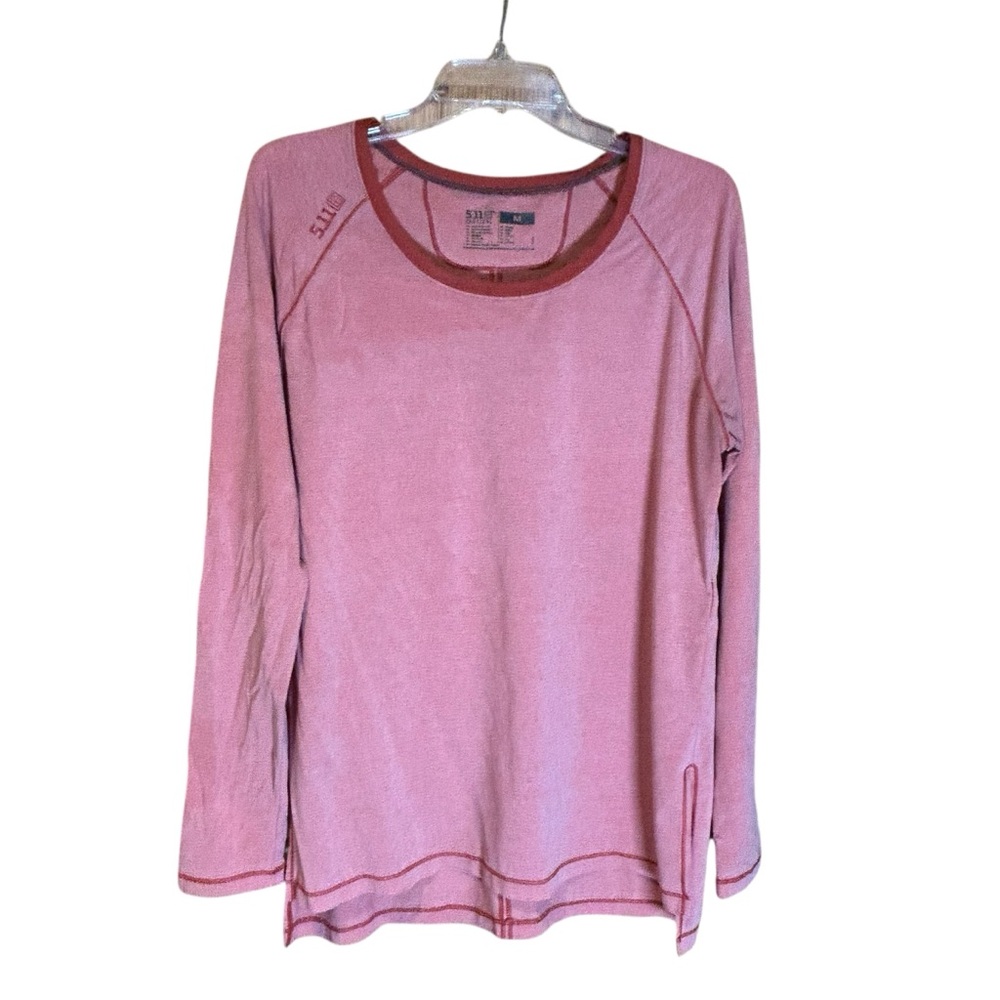 5.11 Tactical Women’s Long Sleeve Performance Top Base Layer Pink Size Medium